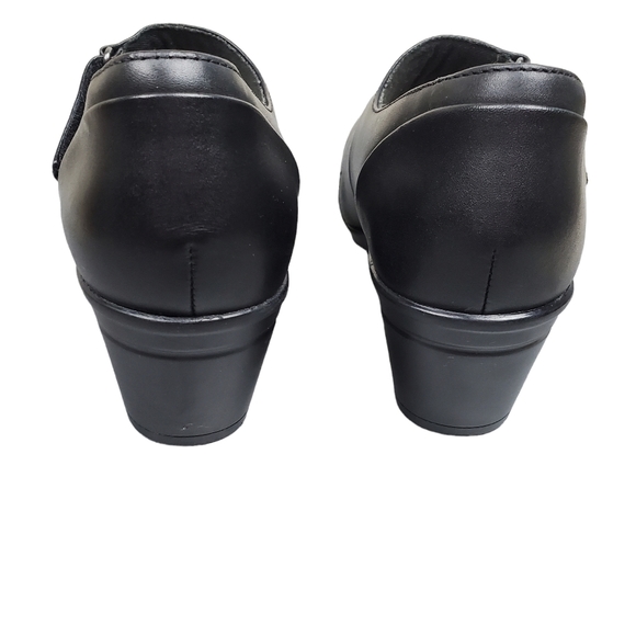 Clarks Emslie Lulin Black Mary Jane Leather Pumps Size 9 - Picture 7 of 9